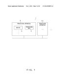 PROCESSING APPARATUS, RECORDING MEDIUM STORING PROCESSING PROGRAM, AND     PROCESSING METHOD diagram and image