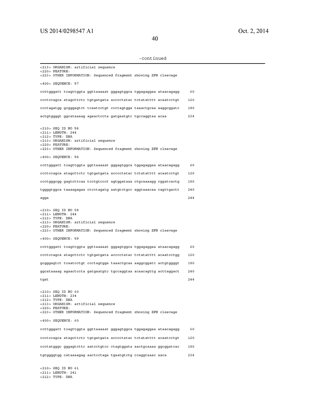 DNA DETECTION METHODS FOR SITE SPECIFIC NUCLEASE ACTIVITY - diagram, schematic, and image 55