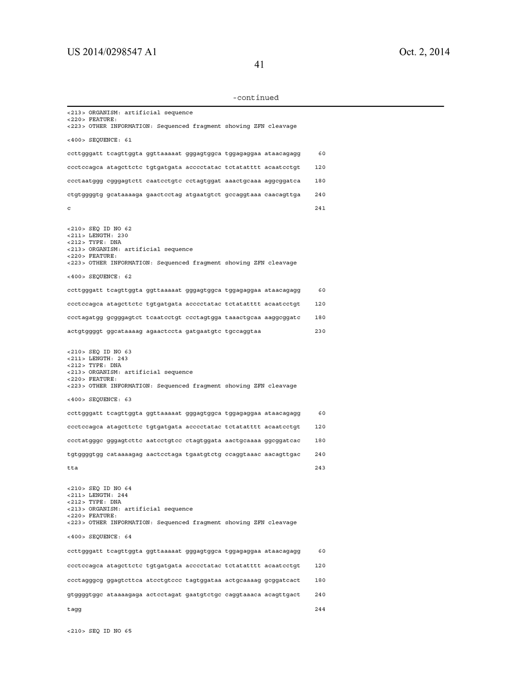 DNA DETECTION METHODS FOR SITE SPECIFIC NUCLEASE ACTIVITY - diagram, schematic, and image 56