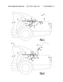 VEHICLE AND A HINGE ASSEMBLY FOR A STORAGE COMPARTMENT OF THE VEHICLE diagram and image