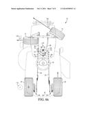 TRACTOR MOWER WITH ENHANCED TURNING RADIUS diagram and image