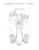 TRACTOR MOWER WITH ENHANCED TURNING RADIUS diagram and image