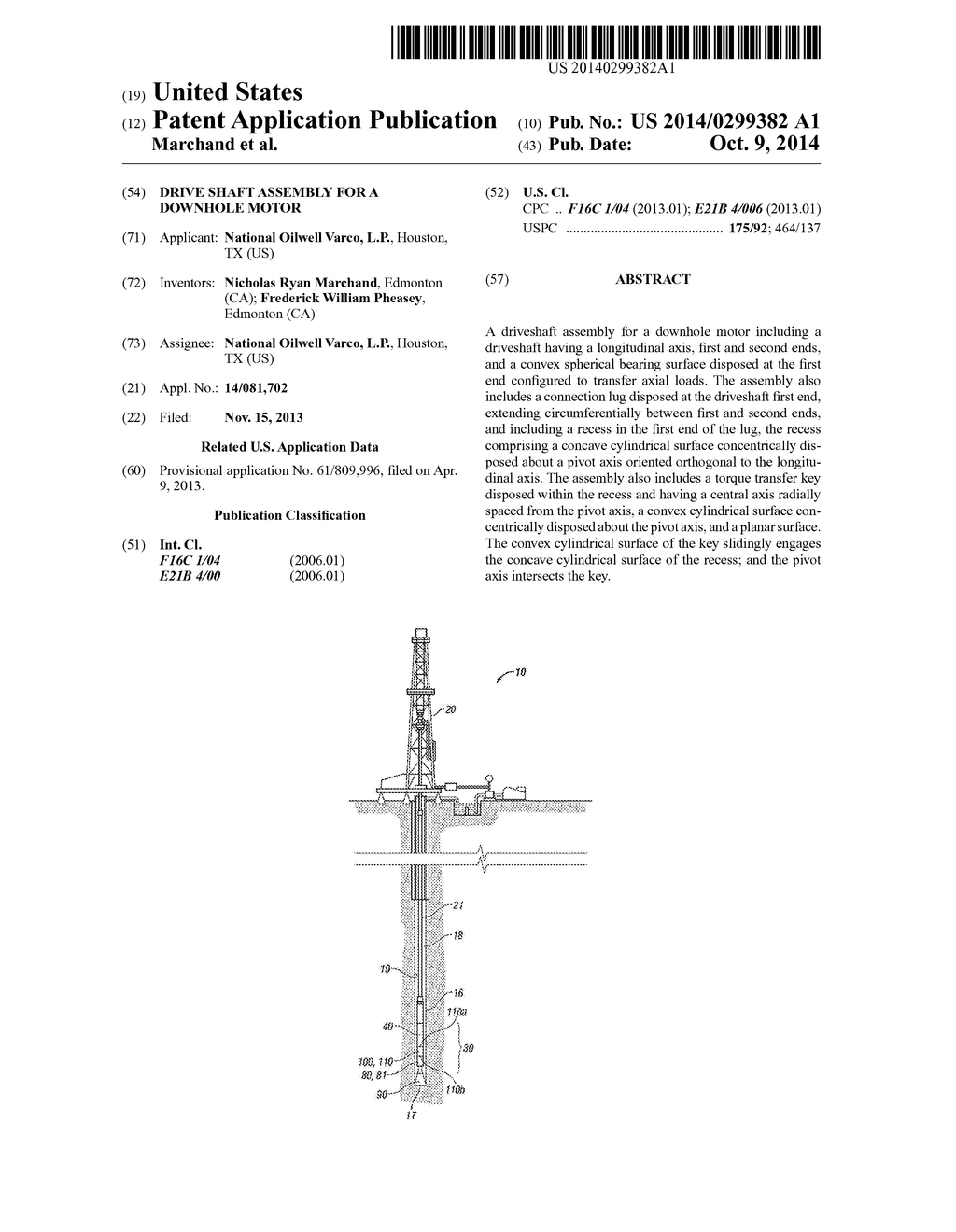 Drive Shaft Assembly for a Downhole Motor - diagram, schematic, and image 01