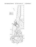 WEAR RESISTANT PLATES ON A LEADING TRANSITIONAL SURFACE OF THE LEG FOR A     ROTARY CONE DRILL BIT diagram and image