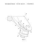 WEAR RESISTANT PLATES ON A LEADING TRANSITIONAL SURFACE OF THE LEG FOR A     ROTARY CONE DRILL BIT diagram and image