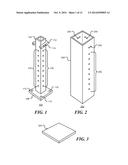 RAILING SUPPORT POST WITH THREADED RECEIVERS diagram and image