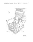 VEHICLE SEAT WITH SIMULTANEOUS ARTICULATION OF SEAT PAN AND SEAT BACK diagram and image