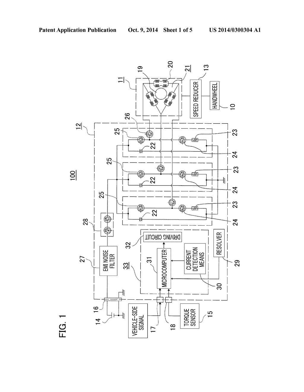 ELECTRIC POWER STEERING DRIVING APPARATUS - diagram, schematic, and image 02