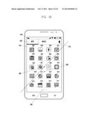 OBJECT DISPLAY METHOD AND APPARATUS OF PORTABLE ELECTRONIC DEVICE diagram and image