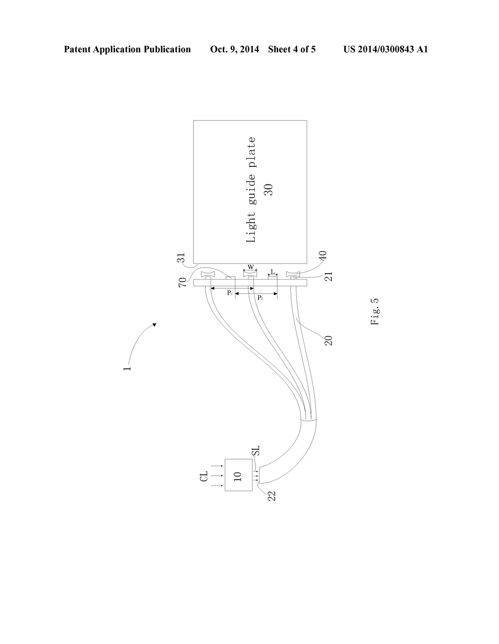 Light Guiding System, Edge-Lighting Backlight Module and Liquid Crystal     Display - diagram, schematic, and image 05