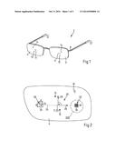 METHOD FOR STORING INFORMATION ON A SPECTACLES LENS, SPECTACLES LENS BLANK     OR SPECTACLES LENS SEMI-FINISHED PRODUCT diagram and image