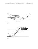 Method for determining distance between underwater acoustic devices diagram and image