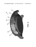 TIMEPIECE CASE WITH INTEGRATED PUSHER AND CROWN diagram and image