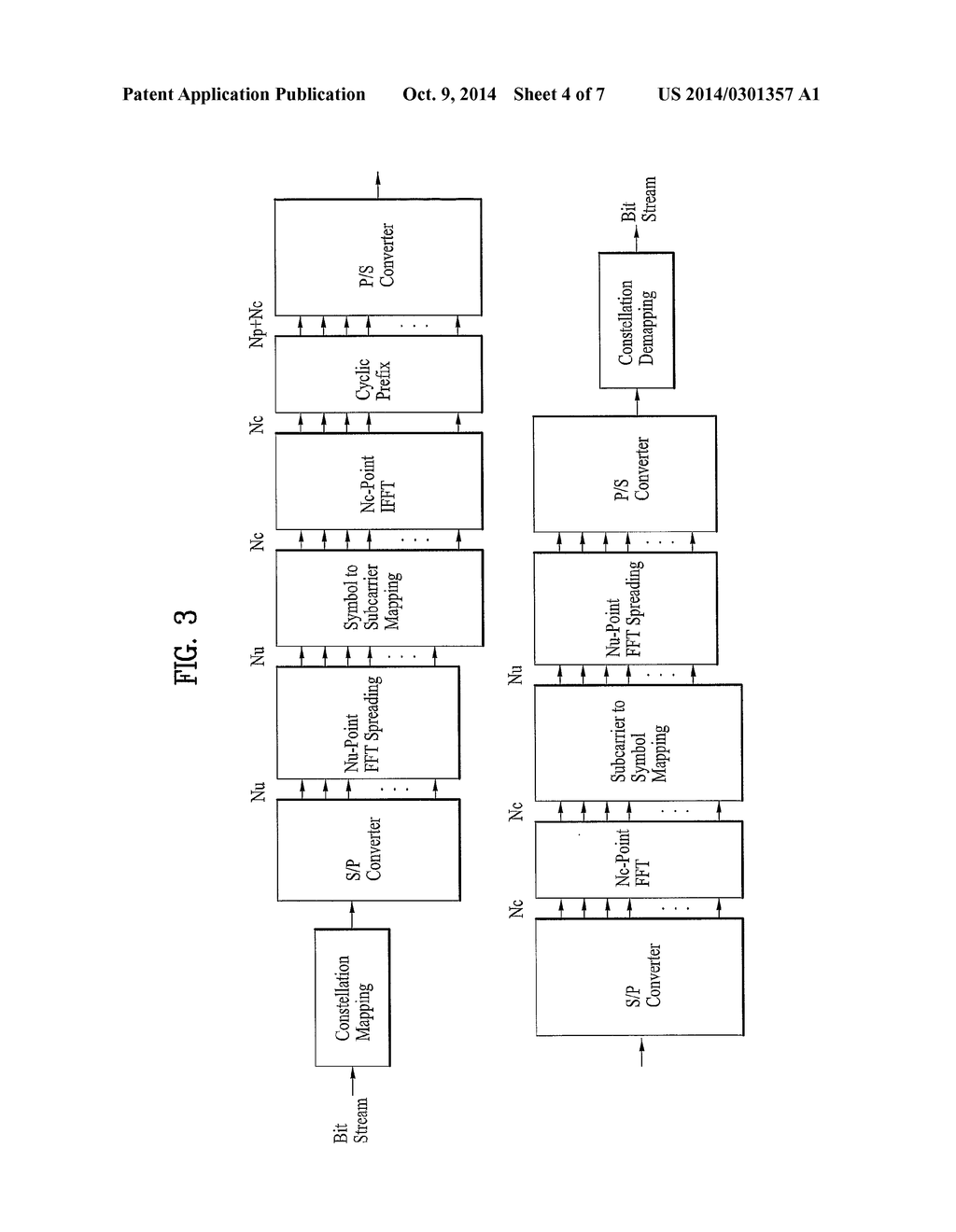 METHOD AND APPARATUS FOR ALLOCATING A PLURALITY OF DATA SYMBOLS IN A     WIRELESS COMMUNICATION SYSTEM - diagram, schematic, and image 05