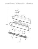 Ceiling loudspeaker support system diagram and image