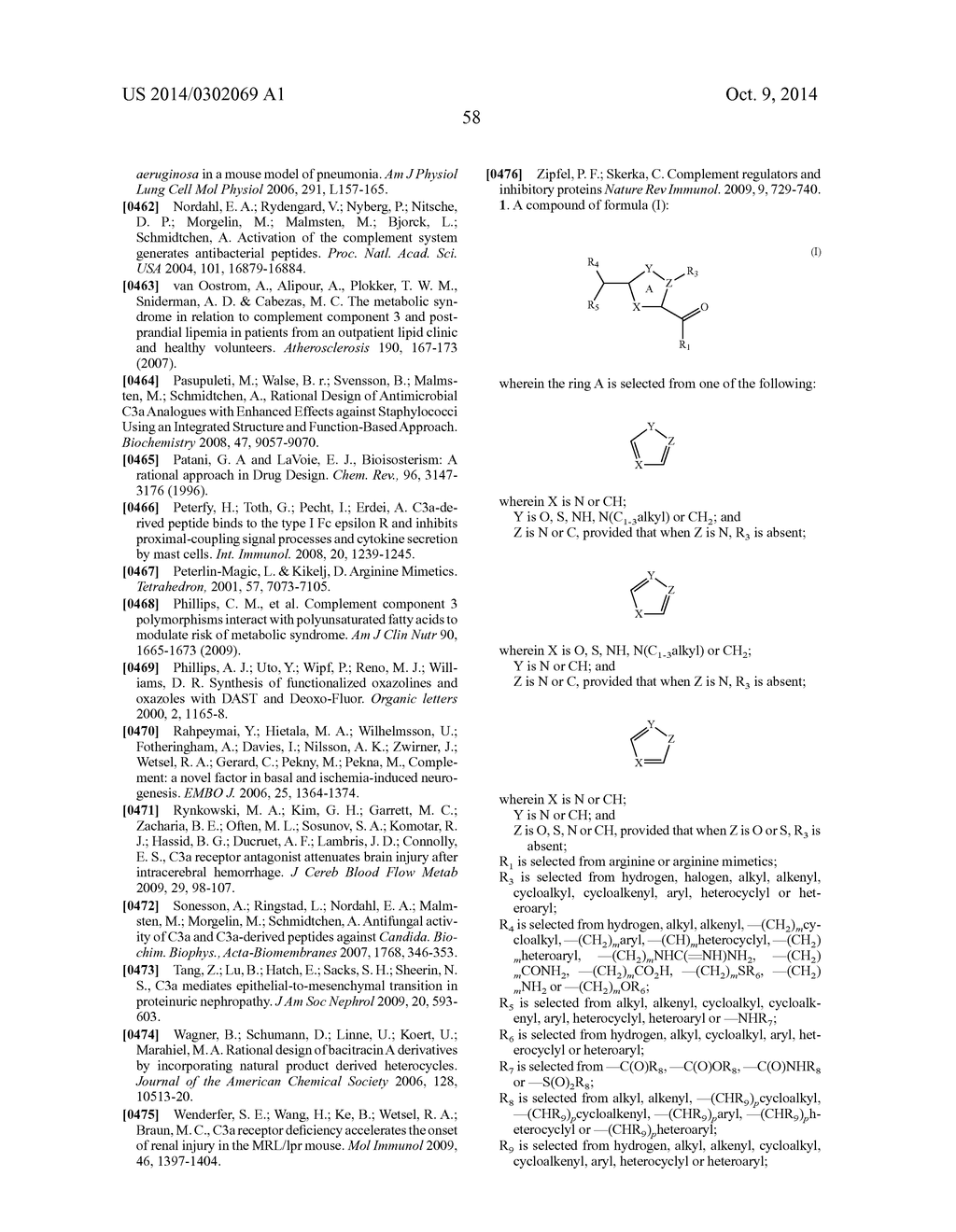 MODULATORS OF C3A RECEPTORS - diagram, schematic, and image 74