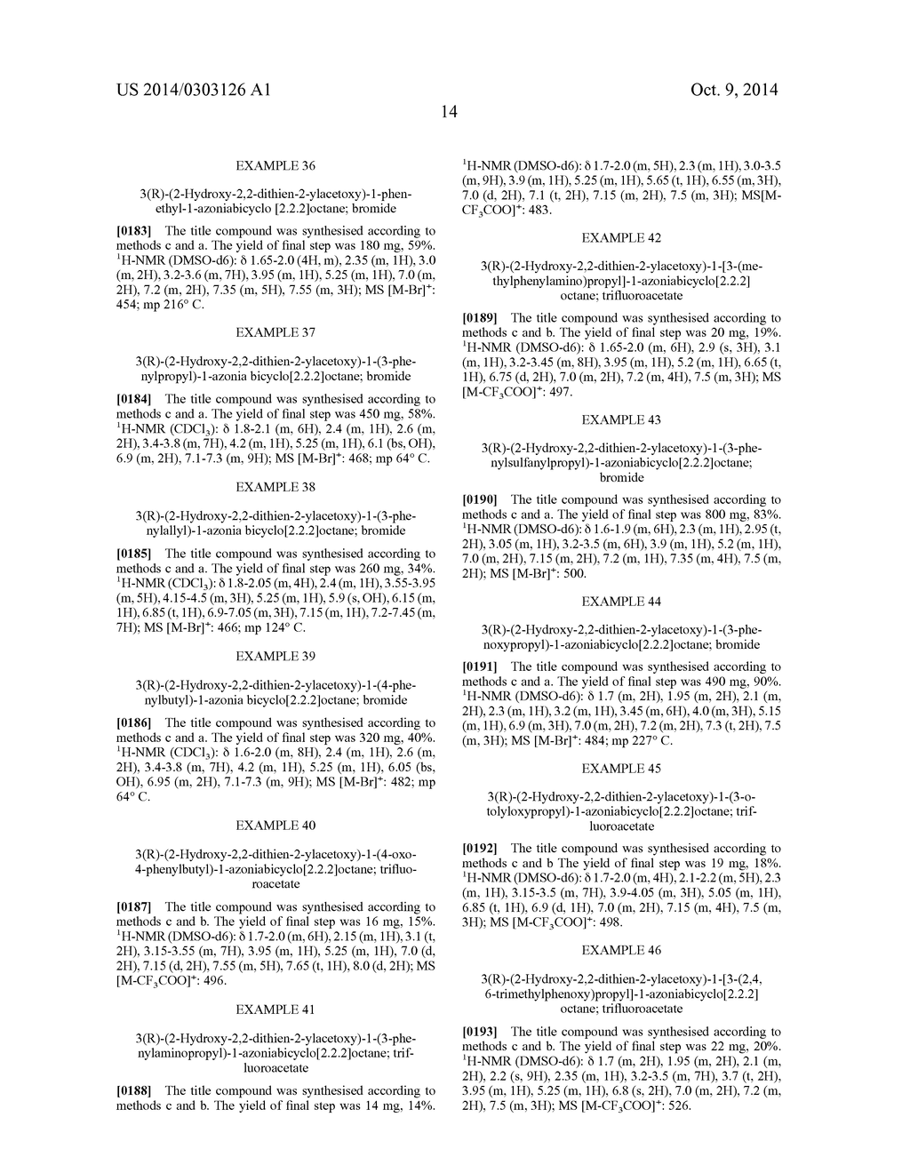 NOVEL QUINUCLIDINE DERIVATIVES AND MEDICINAL COMPOSITIONS CONTAINING THE     SAME - diagram, schematic, and image 16