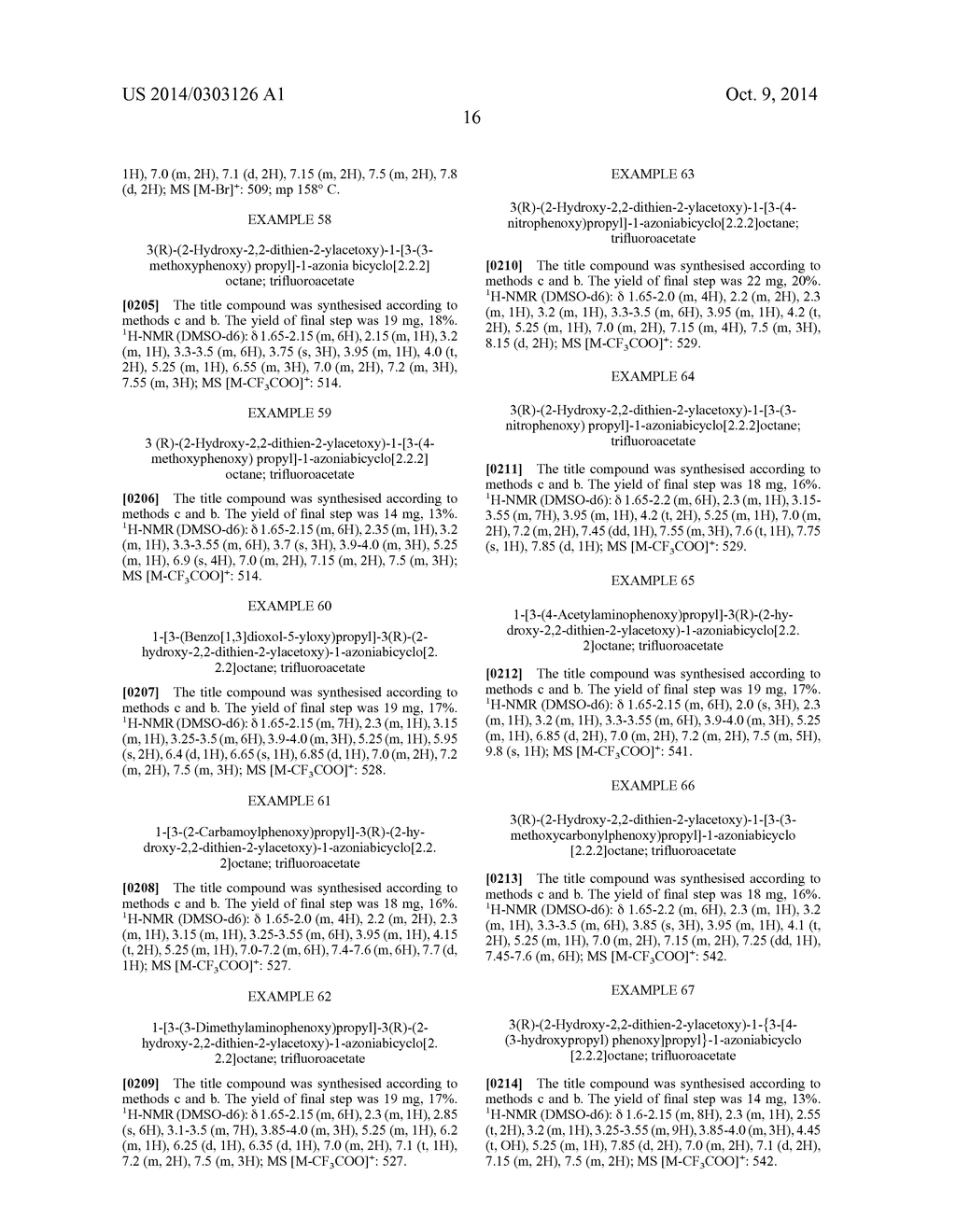 NOVEL QUINUCLIDINE DERIVATIVES AND MEDICINAL COMPOSITIONS CONTAINING THE     SAME - diagram, schematic, and image 18