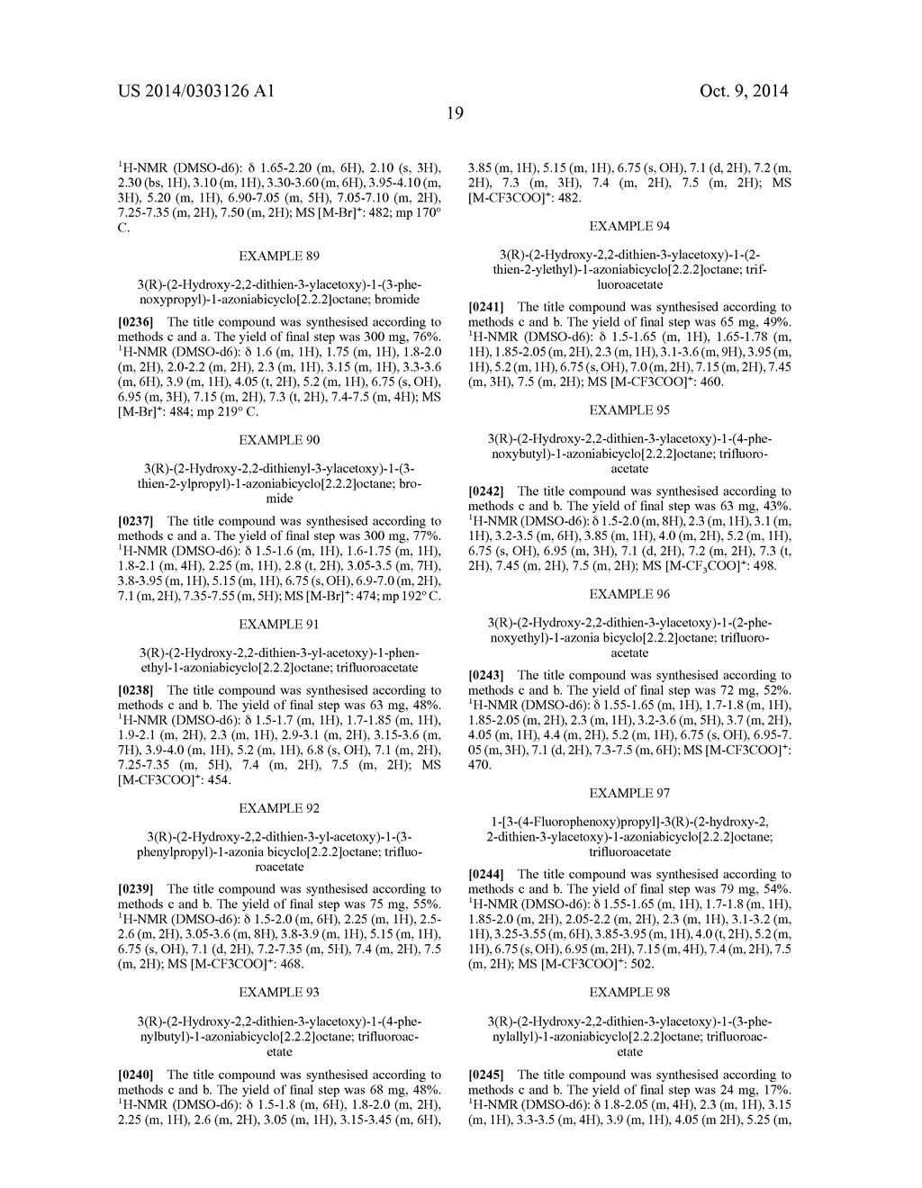 NOVEL QUINUCLIDINE DERIVATIVES AND MEDICINAL COMPOSITIONS CONTAINING THE     SAME - diagram, schematic, and image 21