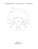 LIGHT-BASED TOUCH CONTROLS ON A STEERING WHEEL diagram and image