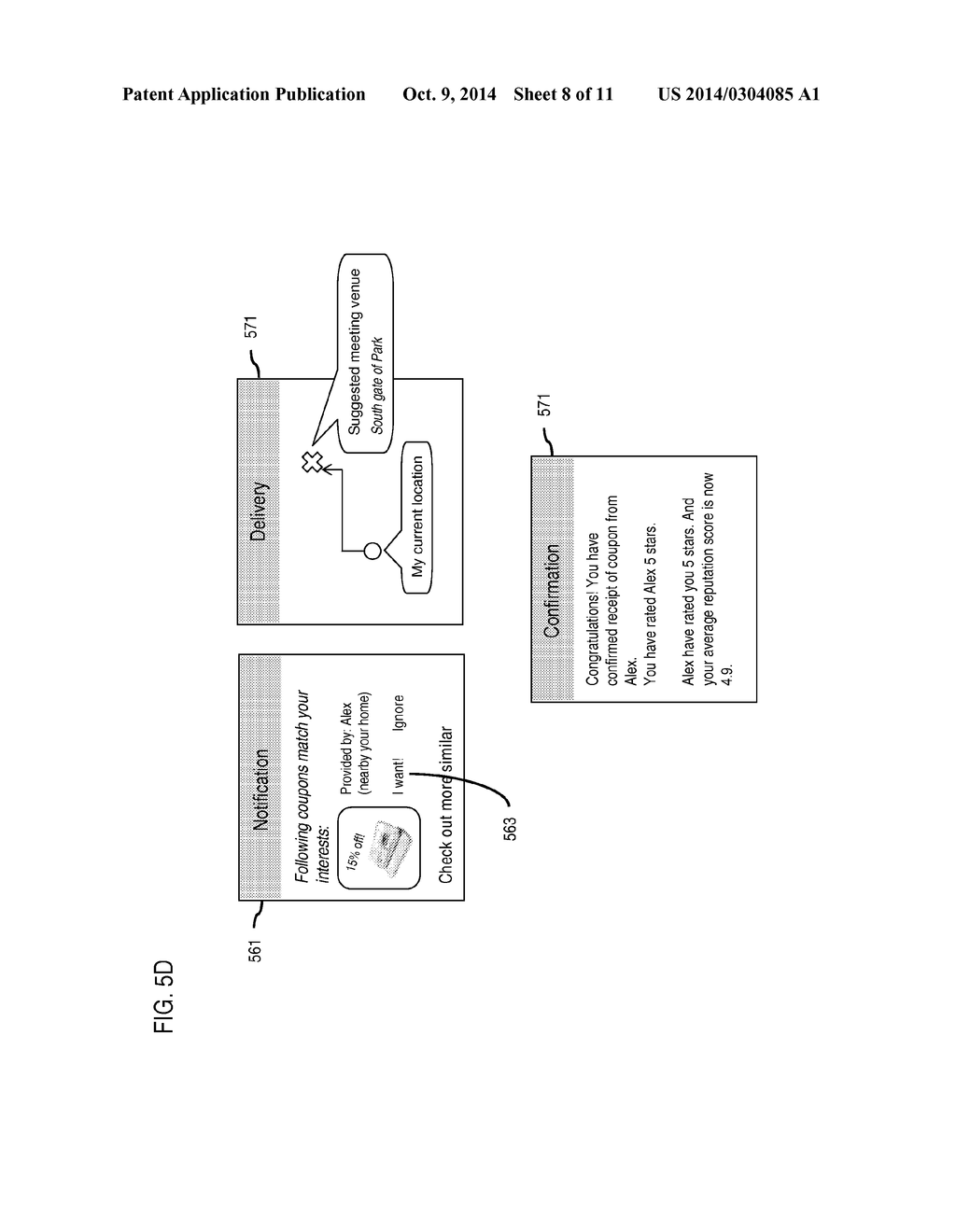 METHOD AND APPARATUS FOR PROVIDING CONTEXT-BASED COUPON SHARING - diagram, schematic, and image 09