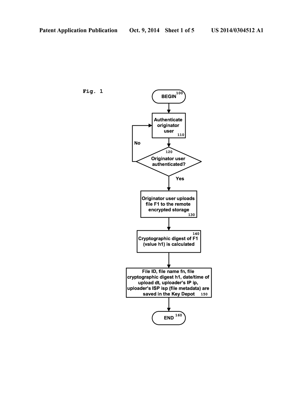 METHOD AND SYSTEM FOR AUTHENTICATING AND PRESERVING DATA WITHIN A SECURE     DATA REPOSITORY - diagram, schematic, and image 02
