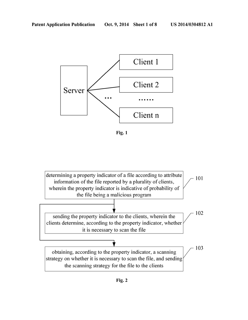 FILE SCANNING METHOD AND SYSTEM, CLIENT AND SERVER - diagram, schematic, and image 02