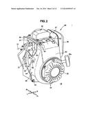 AIR-COOLED ENGINE FOR WORKING MACHINE diagram and image