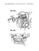 AIR-COOLED ENGINE FOR WORKING MACHINE diagram and image