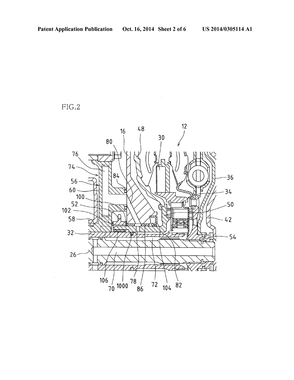 AUTOMATIC TRANSMISSION DEVICE FOR AUTOMOBILE - diagram, schematic, and image 03