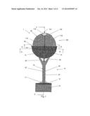 ARTIFICIAL TREE FOR GENERATING HYBRID ENERGY diagram and image