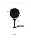 ARTIFICIAL TREE FOR GENERATING HYBRID ENERGY diagram and image