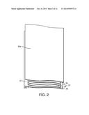 METHOD OF MANUFACTURING A BODY ADHERING ABSORBENT ARTICLE ORIENTATED IN     THE CROSS-MACHINE DIRECTION WITH REDUCED CURL diagram and image