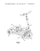 FRAME APPARATUS FOR LIGHTWEIGHT ROLLATOR diagram and image