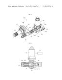 DISCONNECTOR-TYPE CLUTCH FOR REAR WHEEL-DRIVING DEVICE IN FOUR-WHEEL     DRIVING ELECTRIC VEHICLE diagram and image