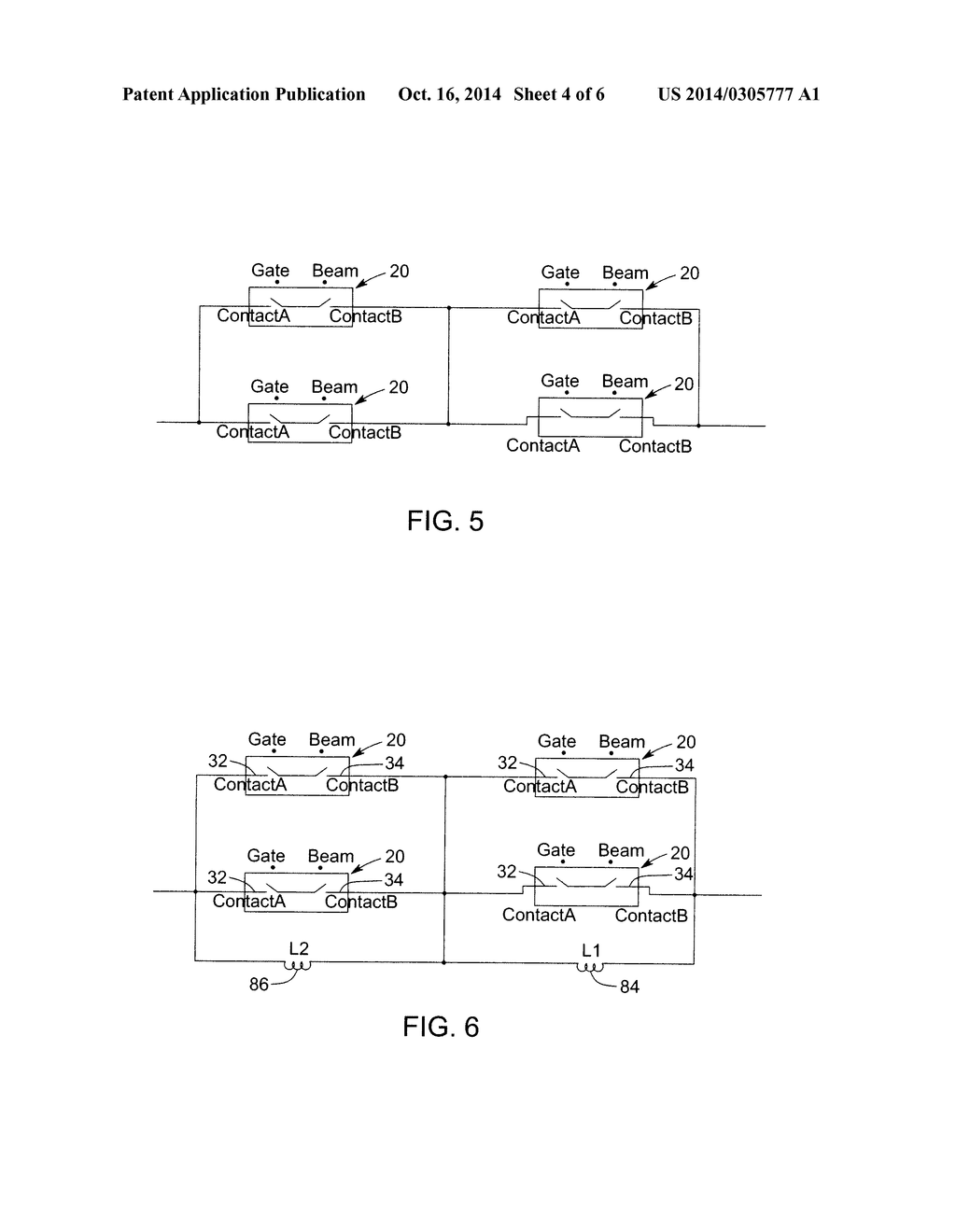 INTEGRATED MICRO-ELECTROMECHANICAL SWITCHES AND A RELATED METHOD THEREOF - diagram, schematic, and image 05