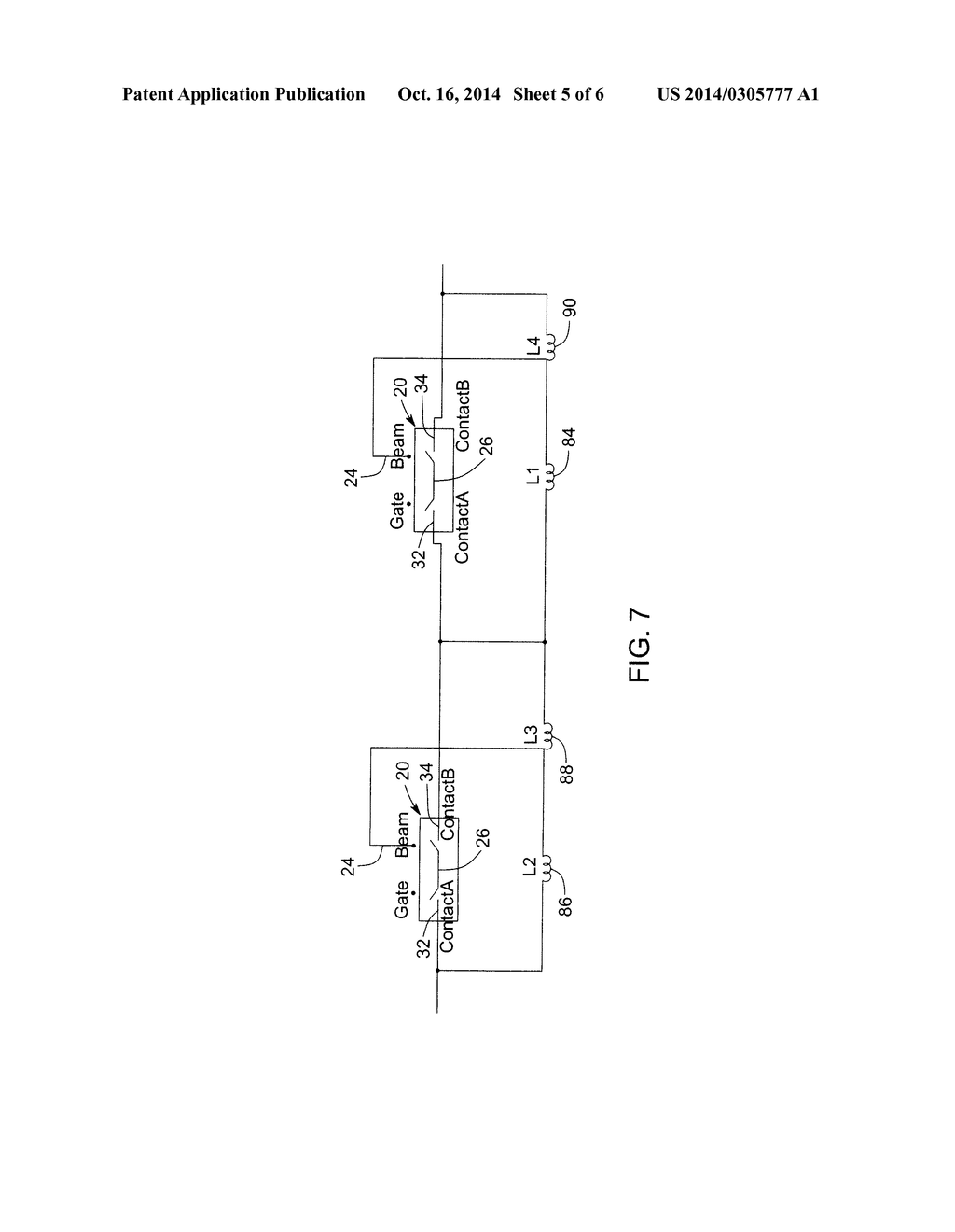 INTEGRATED MICRO-ELECTROMECHANICAL SWITCHES AND A RELATED METHOD THEREOF - diagram, schematic, and image 06