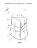 WIPES DISPENSER WITH SELF-CLOSING LID diagram and image