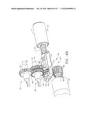 MODULAR MOTOR DRIVEN SURGICAL INSTRUMENTS WITH ALIGNMENT FEATURES FOR     ALIGNING ROTARY DRIVE SHAFTS WITH SURGICAL END EFFECTOR SHAFTS diagram and image