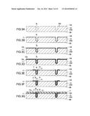 SEMICONDUCTOR DEVICE, HAVING THROUGH ELECTRODES, A MANUFACTURING METHOD     THEREOF, AND AN ELECTRONIC APPARATUS diagram and image