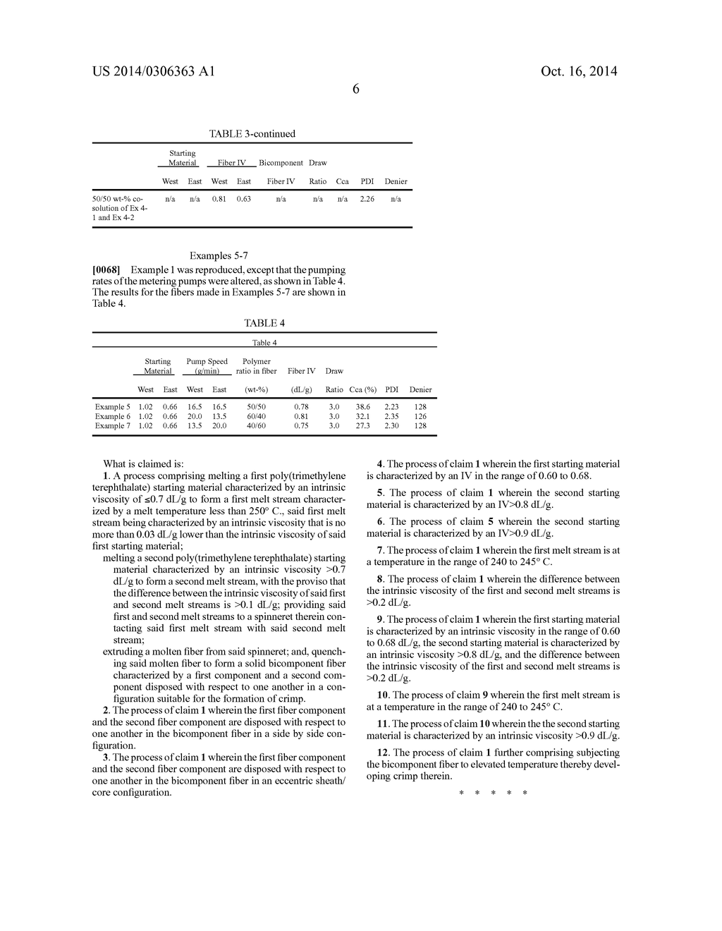 PROCESS FOR PREPARING BICOMPONENT FIBERS COMPRISING POLY(TRIMETHYLENE     TEREPHTHALATE) - diagram, schematic, and image 10