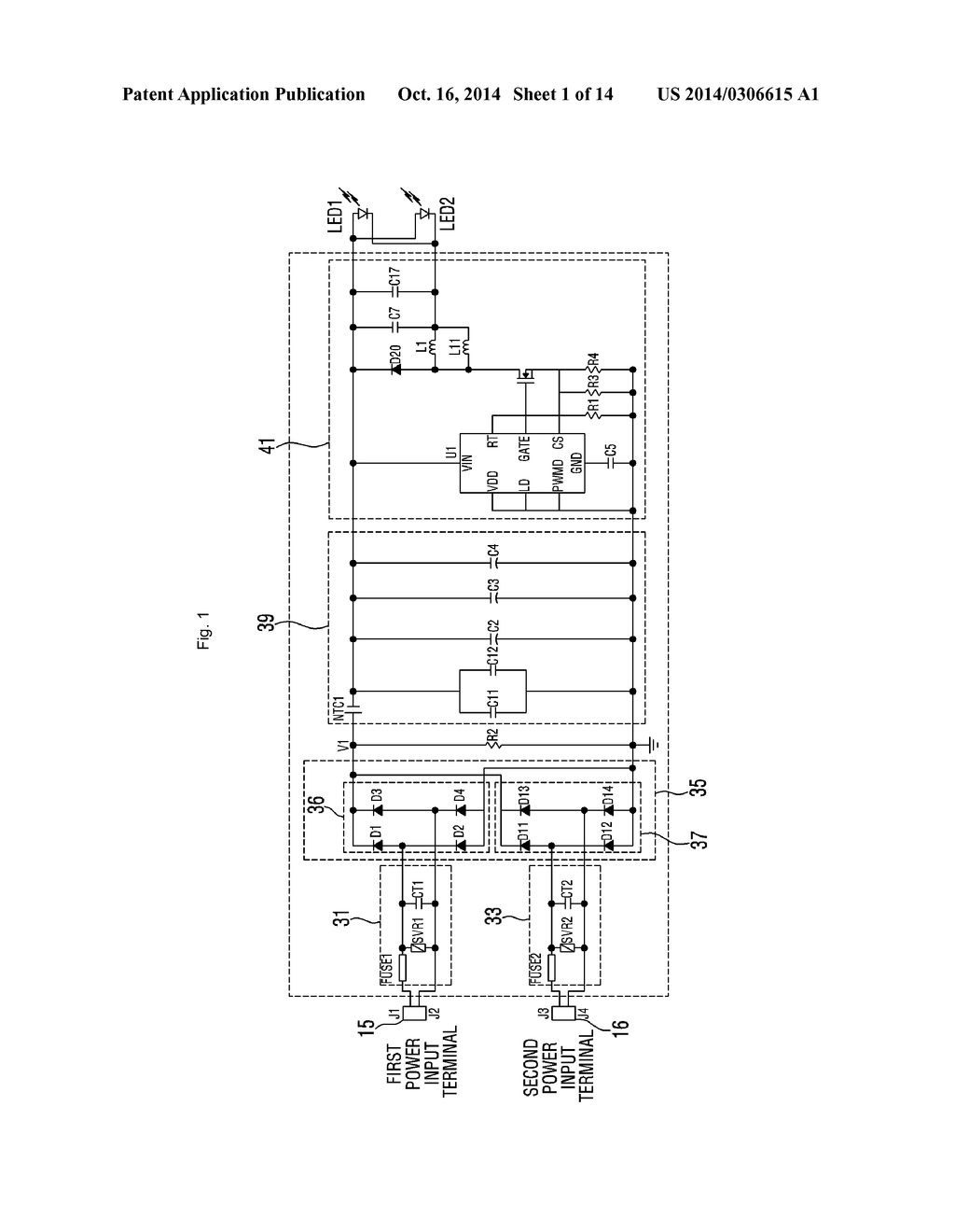 LED LIGHTING DEVICE USING BALLAST - diagram, schematic, and image 02