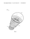 TUNABLE LED LAMP FOR PRODUCING BIOLOGICALLY-ADJUSTED LIGHT AND ASSOCIATED     METHODS diagram and image