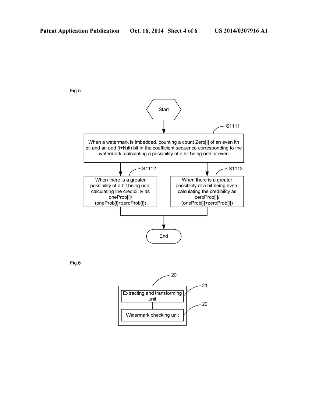 Method and device for localized blind watermark generation and detection - diagram, schematic, and image 05