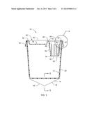 BREWING CONTAINER AND LID diagram and image