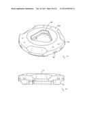 SURGICAL INSTRUMENT HEAD AND ASSEMBLY INCLUDING TAB SEPARATION MEMBER diagram and image