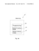 Vehicle Velocity Visual Alert System With Discrete and Unambiguous Brake     and  Stopped  Status Features to Reduce Rear-End Crashes diagram and image