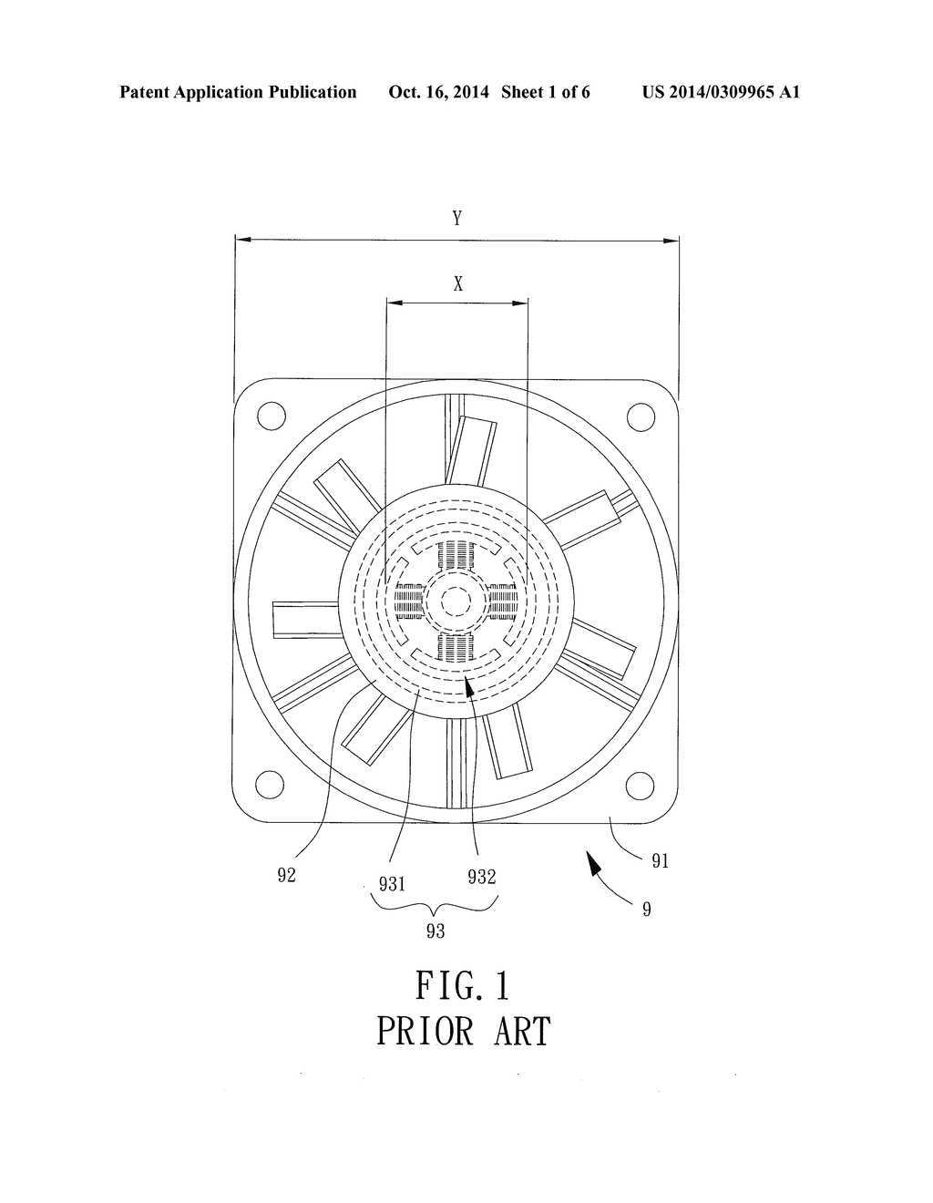 Cooling Fan Having a Axial-Air-Gap Motor and a Method for Determining the     Dimensional Proportion of the Motor - diagram, schematic, and image 02