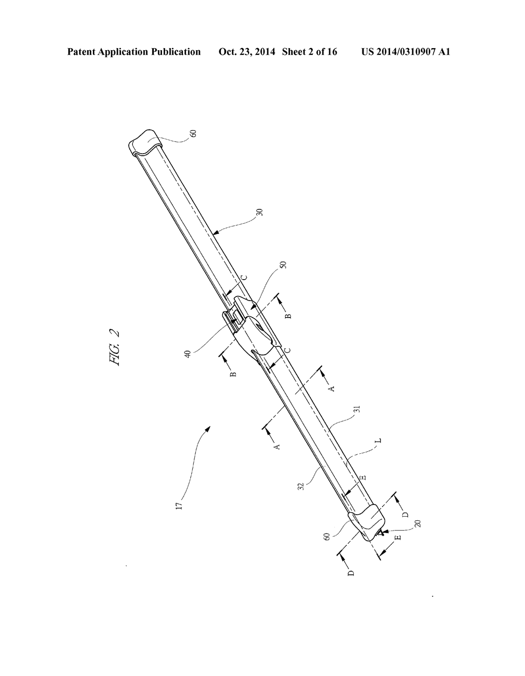 WIPER BLADE AND METHOD OF ASSEMBLYING THE SAME - diagram, schematic, and image 03