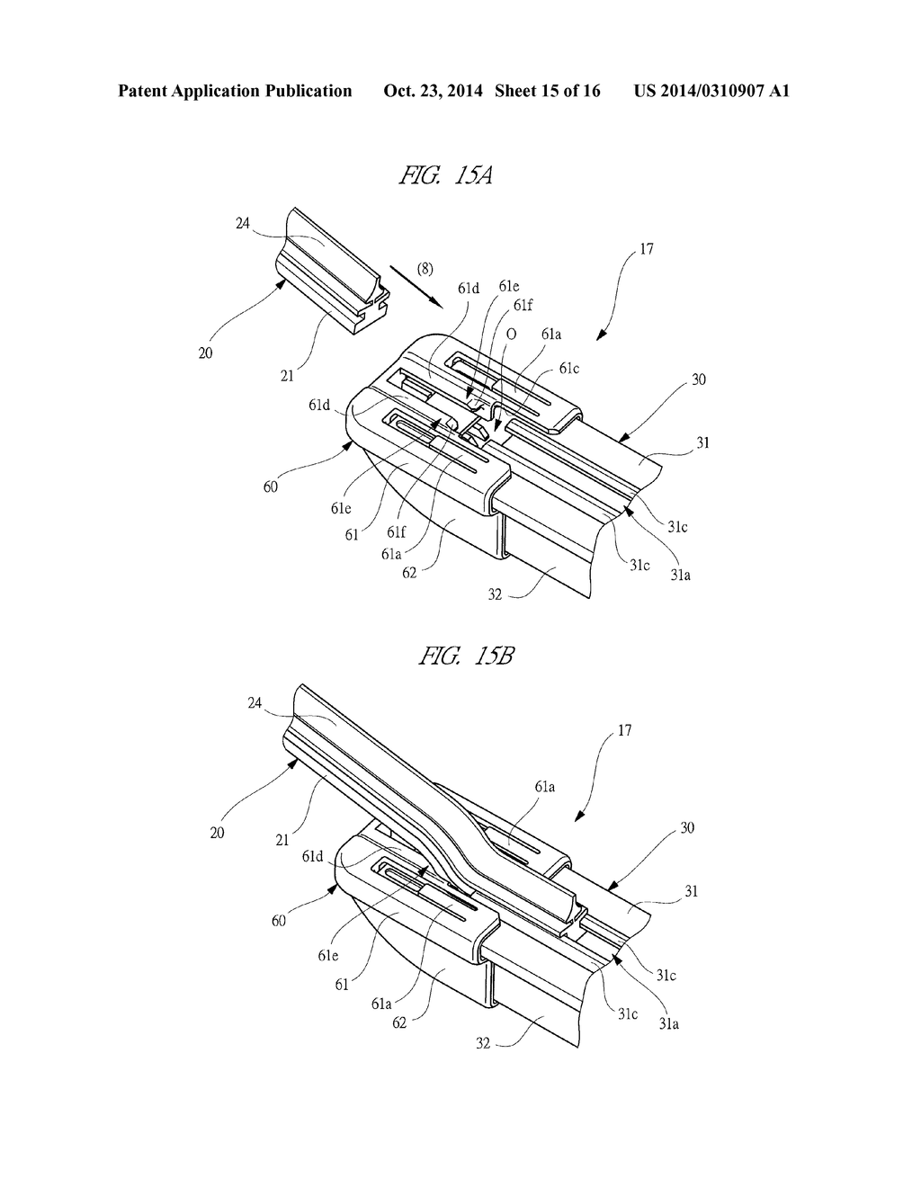 WIPER BLADE AND METHOD OF ASSEMBLYING THE SAME - diagram, schematic, and image 16